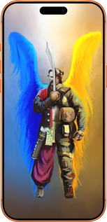 Силиконовый чехол Воин-Ангел для Apple iPhone 17 PRO MAX - 5317u-4029 изображение 