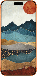 Силиконовый чехол Закат горы для Apple iPhone 17 PRO MAX - 5434u-4029 изображение 