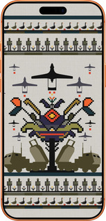 Силиконовый чехол Вышиванка UA для Apple iPhone 17 PRO MAX - 5446u-4029 изображение 