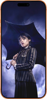 Силиконовый чехол Wednesday v2 для Apple iPhone 17 PRO MAX - 5516u-4029 изображение 