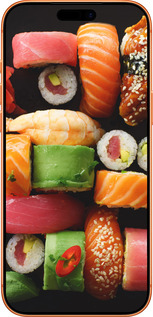 Силиконовый чехол Суши v2 для Apple iPhone 17 PRO MAX - 5539u-4029 изображение 