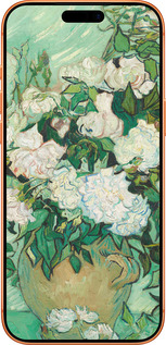 Силиконовый чехол Винсент Ван Гог. Ваза с розами для Apple iPhone 17 PRO MAX - 5543u-4029 изображение 