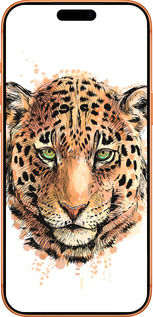 Силиконовый чехол Леопард v2 для Apple iPhone 17 PRO MAX - 5606u-4029 изображение 