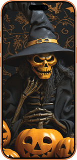 Силиконовый чехол Halloween 2 для Apple iPhone 17 PRO MAX - 5654u-4029 изображение 