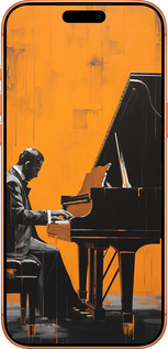 Силиконовый чехол Чехол для телефона Мужчина за Роялем для Apple iPhone 17 PRO MAX - 5938u-4029 изображение 