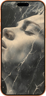 Силиконовый чехол Мраморная женщина для Apple iPhone 17 PRO MAX - 6040u-4029 изображение 