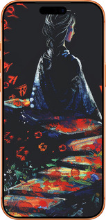 Силиконовый чехол Мечтательная девушка для Apple iPhone 17 PRO MAX - 6042u-4029 изображение 