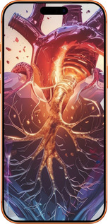 Силиконовый чехол Crystal Heart для Apple iPhone 17 PRO MAX - 6070u-4029 изображение 