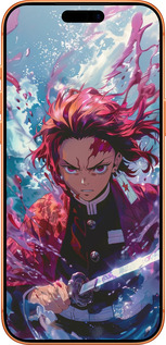 Силиконовый чехол Танджиро Камадо: Клинок рассекающий демонов для Apple iPhone 17 PRO MAX - 6111u-4029 изображение 