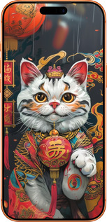 Силиконовый чехол China Cat v2 для Apple iPhone 17 PRO MAX - 6135u-4029 изображение 