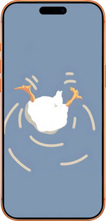 Силиконовый чехол Гусь ныряет для Apple iPhone 17 PRO MAX - 6275u-4029 изображение 