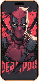 Силиконовый чехол Дедпул для Apple iPhone 17 PRO MAX - 6293u-4029 изображение 