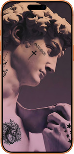 Силиконовый чехол Давид для Apple iPhone 17 PRO MAX - 6302u-4029 изображение 