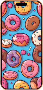 Силиконовый чехол Пончики для Apple iPhone 17 PRO MAX - 6318u-4029 изображение 