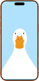 Силиконовый чехол Гусь для Apple iPhone 17 PRO MAX - 6350u-4029 изображение 