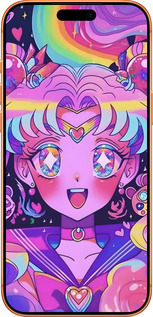 Силиконовый чехол Сейлор Мун 3 для Apple iPhone 17 PRO MAX - 6352u-4029 изображение 