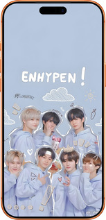 Силиконовый чехол Энхайпен для Apple iPhone 17 PRO MAX - 6362u-4029 изображение 