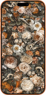 Силиконовый чехол В стиле барокко-мрачный для Apple iPhone 17 PRO MAX - 6404u-4029 изображение 