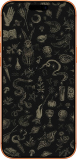 Силиконовый чехол Мистический коллаж с травами и магическими символами для Apple iPhone 17 PRO MAX - 6428u-4029 изображение 