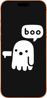 Силиконовый чехол Призрак Неодобрения для Apple iPhone 17 PRO MAX - 6431u-4029 изображение 