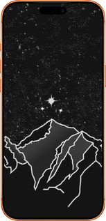 Силиконовый чехол Минималистический горный пейзаж для Apple iPhone 17 PRO MAX - 6438u-4029 изображение 