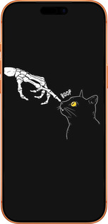 Силіконовий чехол Кішка для Apple iPhone 17 PRO MAX - 6505u-4029 изображение 