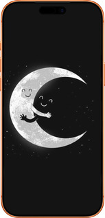 Силиконовый чехол Лунные объятия для Apple iPhone 17 PRO MAX - 6508u-4029 изображение 