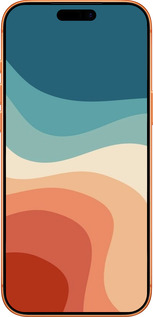 Силиконовый чехол В стиле ретро с волнами для Apple iPhone 17 PRO MAX - 6531u-4029 изображение 