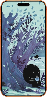 Силиконовый чехол Арт принт Тихое место чая для Apple iPhone 17 PRO MAX - 6544u-4029 изображение 