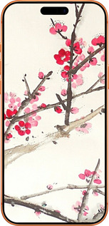 Силиконовый чехол Принт с изображением цветения сакуры для Apple iPhone 17 PRO MAX - 6545u-4029 изображение 