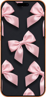 Силиконовый чехол Coquette Ribbons Dark Coquette для Apple iPhone 17 PRO MAX - 6767u-4029 изображение 