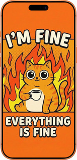 Силиконовый чехол Funny Cat для Apple iPhone 17 PRO MAX - 6786u-4029 изображение 