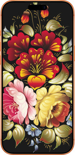 Силиконовый чехол Хохлома 6 для Apple iPhone 17 PRO MAX - 829u-4029 изображение 