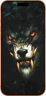 Силиконовый чехол Дьявольский волк для Apple iPhone 17 PRO MAX - 833u-4029 изображение 