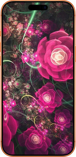 Силиконовый чехол Абстрактные цветы 3 для Apple iPhone 17 PRO MAX - 850u-4029 изображение 