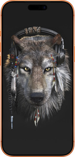 Силиконовый чехол Волк-меломан для Apple iPhone 17 PRO MAX - 875u-4029 изображение 