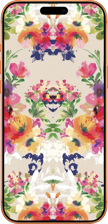 Силіконовий чехол Квітковий візерунок для Apple iPhone 17 PRO MAX - 1083u-4029 изображение 