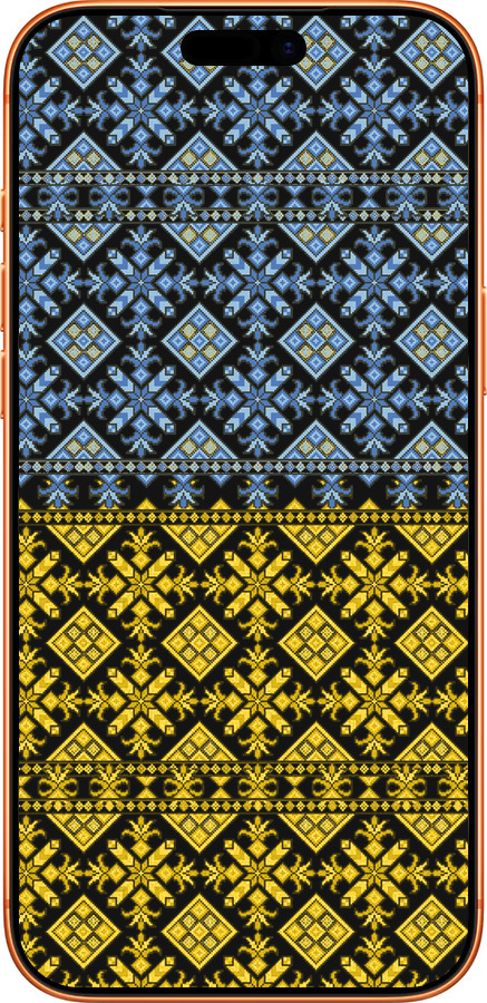 Силиконовый чехол Жовто-блакитна вишиванка для Apple iPhone 17 PRO MAX - 1169u-4029 изображение 