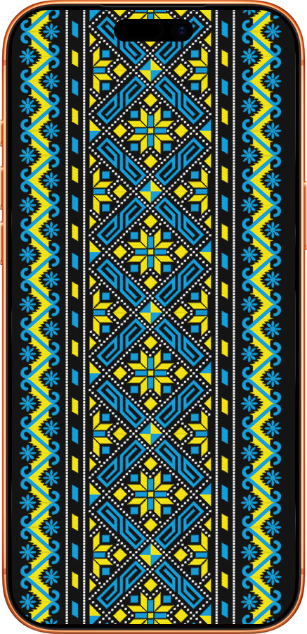 Силиконовый чехол Вышиванка 39 для Apple iPhone 17 PRO MAX - 1173u-4029 изображение 