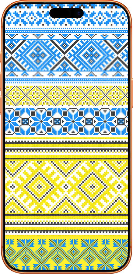 Силиконовый чехол Вышиванка 40 для Apple iPhone 17 PRO MAX - 1174u-4029 изображение 