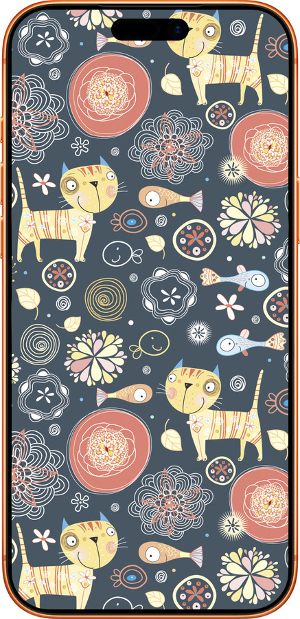 Силиконовый чехол Котята v4 для Apple iPhone 17 PRO MAX - 1224u-4029 изображение 