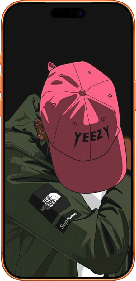 Силиконовый чехол logo de yeezy для Apple iPhone 17 PRO MAX - 3995u-4029 изображение 