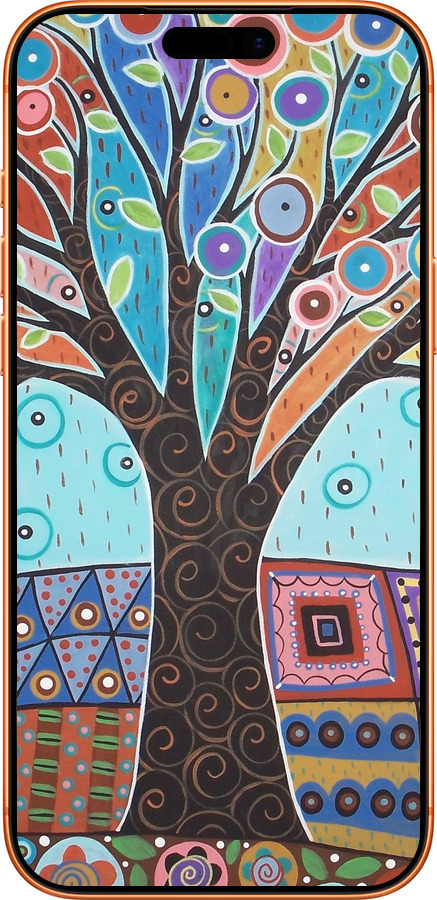 Силиконовый чехол Арт-дерево для Apple iPhone 17 PRO MAX - 4008u-4029 изображение 