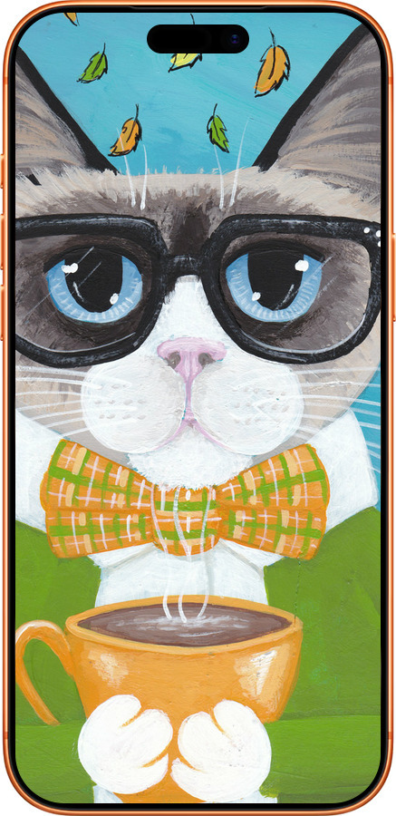 Силиконовый чехол Cat&Coffee для Apple iPhone 17 PRO MAX - 4053u-4029 изображение 