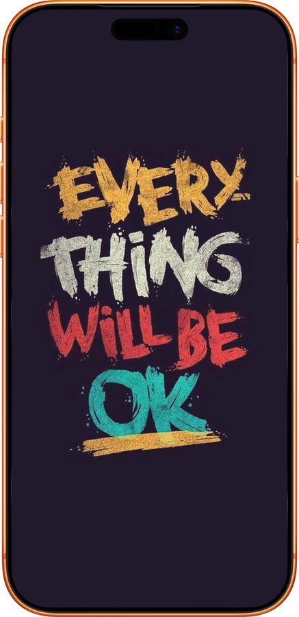Силиконовый чехол Все будет хорошо для Apple iPhone 17 PRO MAX - 4068u-4029 изображение 
