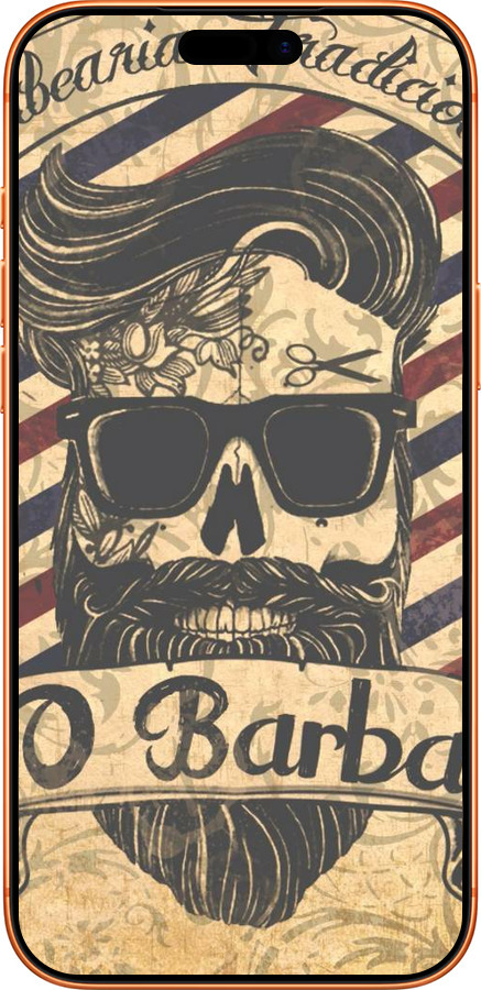 Силиконовый чехол Barber Shop для Apple iPhone 17 PRO MAX - 4097u-4029 изображение 