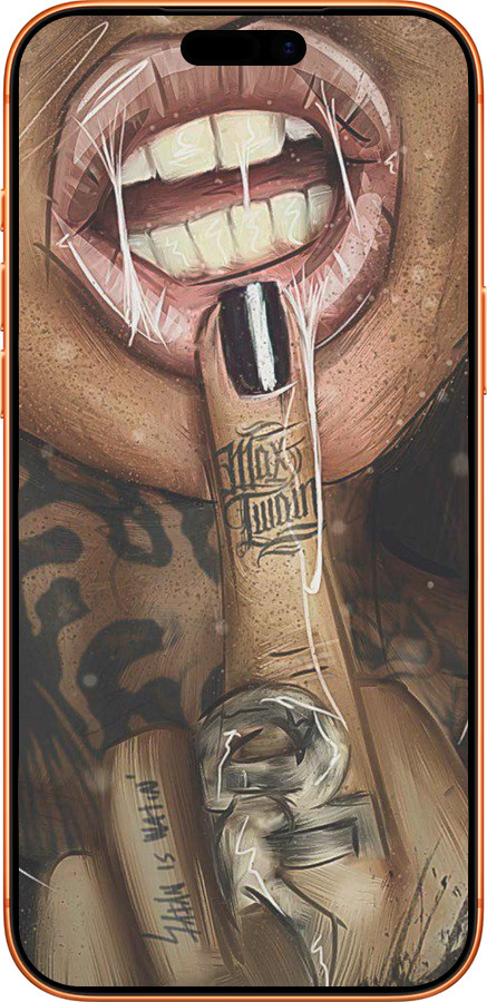 Силиконовый чехол Swag-girl для Apple iPhone 17 PRO MAX - 4124u-4029 изображение 