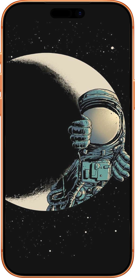 Силиконовый чехол Астронавт для Apple iPhone 17 PRO MAX - 4134u-4029 изображение 