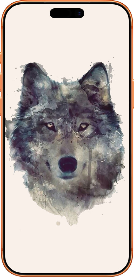 Силиконовый чехол Волк-арт для Apple iPhone 17 PRO MAX - 4163u-4029 изображение 