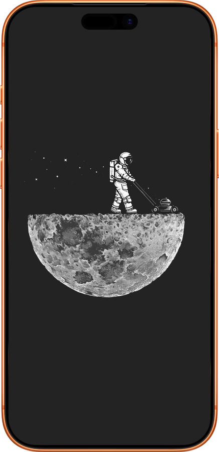 Силиконовый чехол Moon in dark для Apple iPhone 17 PRO MAX - 4176u-4029 изображение 